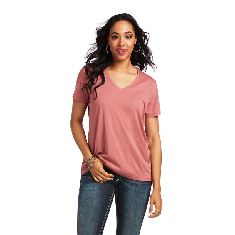 Ariat T-Shirts Damen - Element Koralle ( NXOZE-9174 )